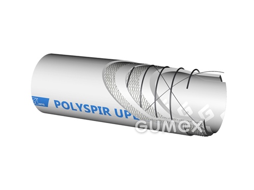 POLYSPIR/UPE-BB, 19/31mm, FDA, 10bar/-0,9bar, UPE/EPDM, -35°C/+100°C, weiß, 